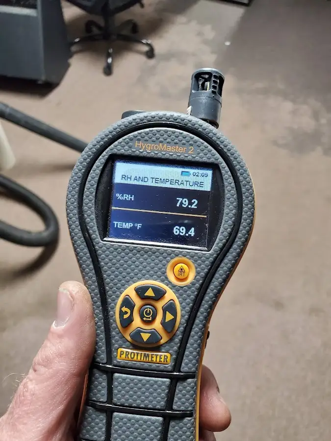Moisture meter humidity assessment for Fire & Smoke Damage Restoration in Gardner