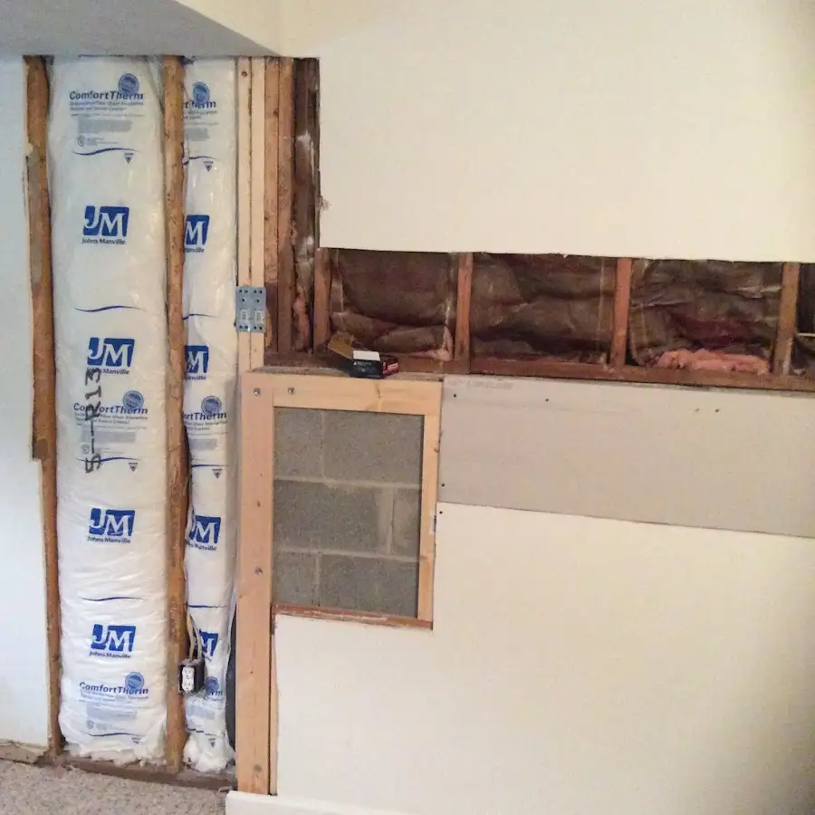 Wall insulation replacement during Odor Removal & Deodorization in Gardner